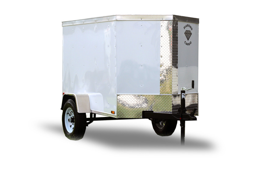 Diamond Cargo 4x6 Single Axle - Single Door