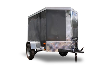 Diamond Cargo 4x6 Single Axle - Single Door