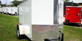 Diamond Cargo 5x8 Single Axle - Barn Doors