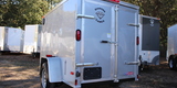 Diamond Cargo 5x8 Single Axle - Barn Doors