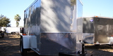 Diamond Cargo 5x8 Single Axle - Barn Doors