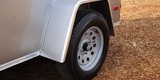 Diamond Cargo 5x8 Single Axle - Barn Doors