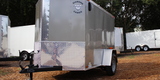 Diamond Cargo 5x8 Single Axle - Barn Doors