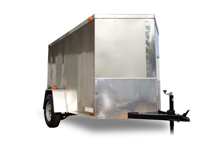 Diamond Cargo 5x8 Single Axle - Barn Doors