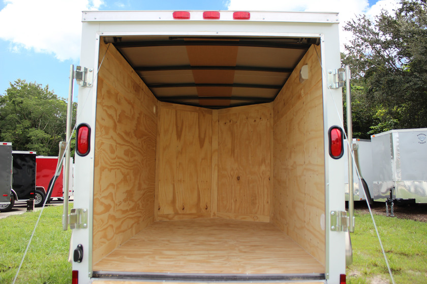 Diamond Cargo 5x8 Single Axle - Ramp Door