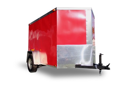 Diamond Cargo 5x8 Single Axle - Ramp Door