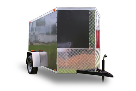 Diamond Cargo 5x8 Single Axle - Ramp Door