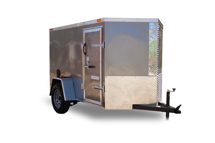 Diamond Cargo 5x8 Single Axle - Ramp Door & Side Door