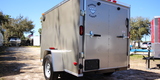 Diamond Cargo 5x8 Single Axle - Ramp Door & Side Door