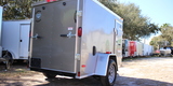 Diamond Cargo 5x8 Single Axle - Ramp Door & Side Door