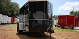 Diamond Cargo 5x8 Single Axle - Barn Doors & Side Door