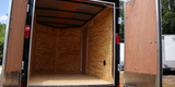 Diamond Cargo 5x8 Single Axle - Barn Doors & Side Door