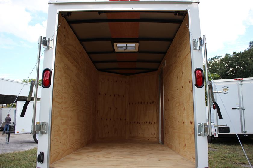 Diamond Cargo 5x10 Single Axle - Ramp Door & Side Door