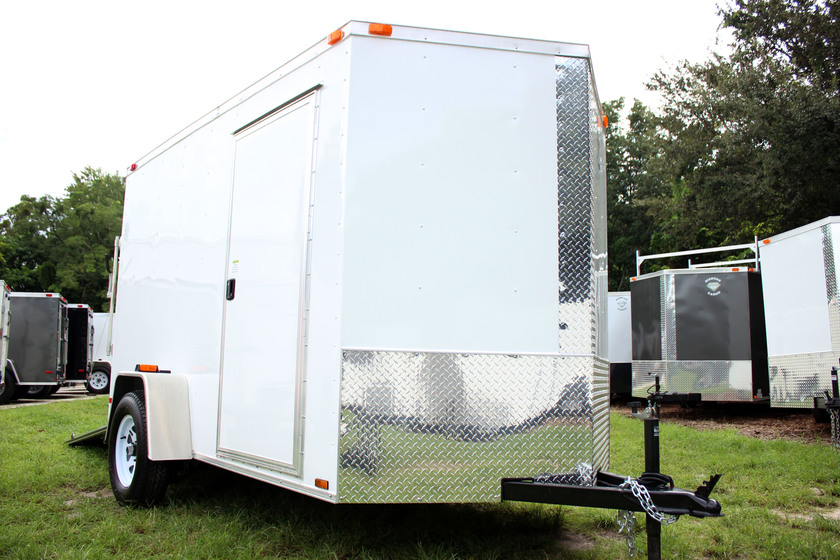 Diamond Cargo 6x10 Single Axle - Ramp Door