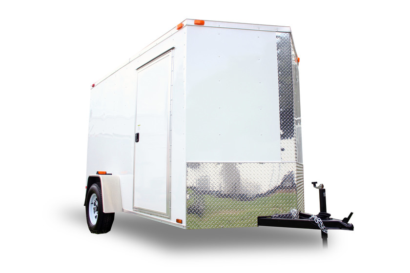 Diamond Cargo 6x10 Single Axle - Ramp Door