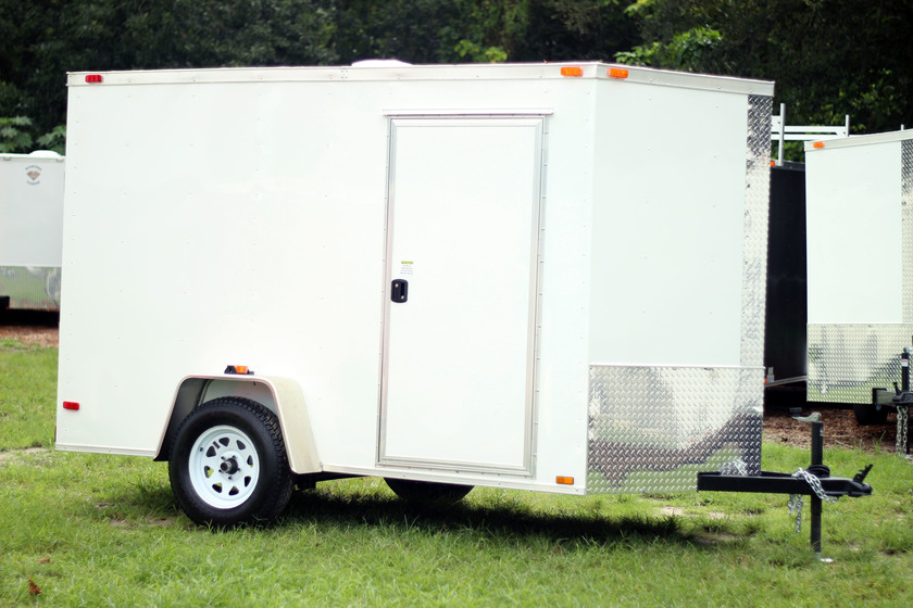 Diamond Cargo 6x10 Single Axle - Barn Doors