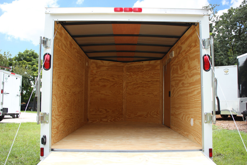 Diamond Cargo 6x10 Single Axle - Ramp Door & 80" Overall Height