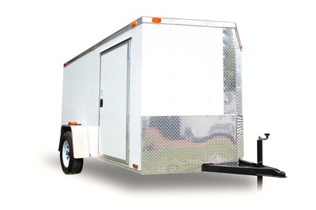 Diamond Cargo 6x10 Single Axle - Ramp Door & 80