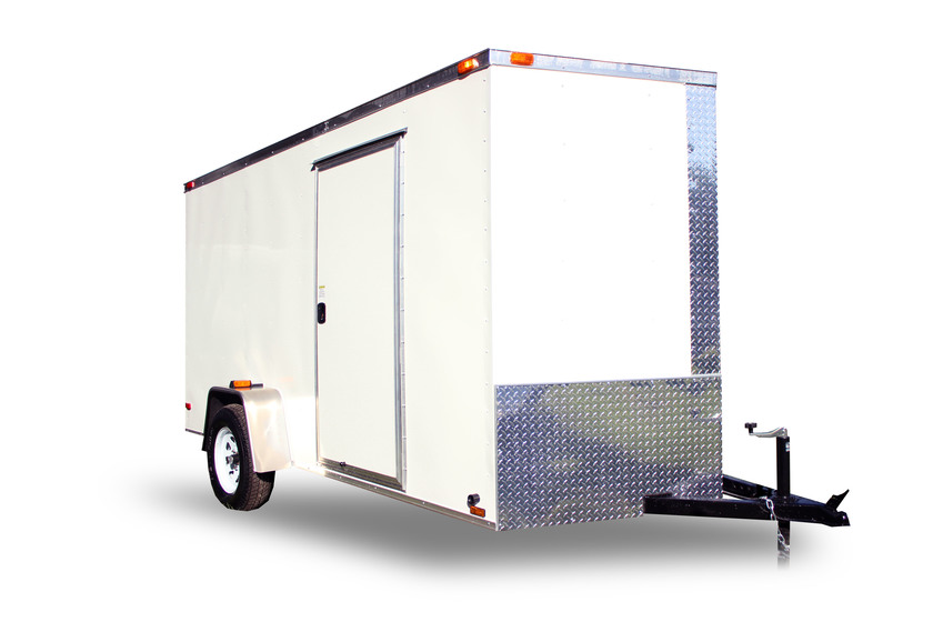 Diamond Cargo 6x12 Single Axle - Ramp Door