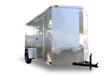 Diamond Cargo 6x12 Single Axle - Ramp Door