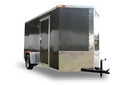 Diamond Cargo 6x12 Single Axle - Ramp Door