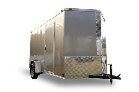 Diamond Cargo 6x12 Single Axle - Ramp Door