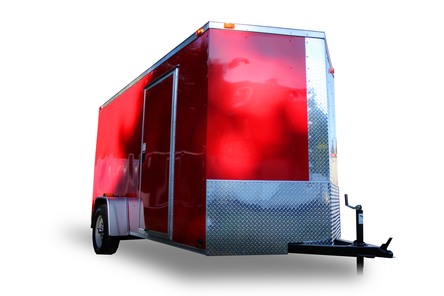 Diamond Cargo 6x12 Single Axle - Ramp Door