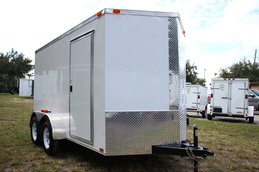 Diamond Cargo 6x12 Tandem Axle - Barn Doors