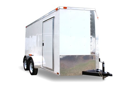 Diamond Cargo 6x12 Tandem Axle - Barn Doors