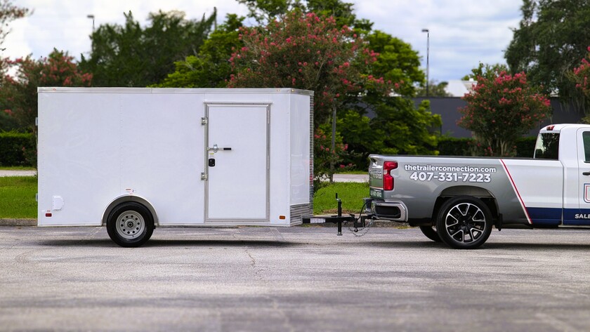 Diamond Cargo 6x12 Single Axle - Barn Doors