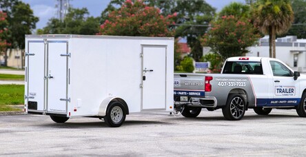 Diamond Cargo 6x12 Single Axle - Barn Doors