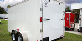 Diamond Cargo 6x14 Tandem Axle - Ramp Door