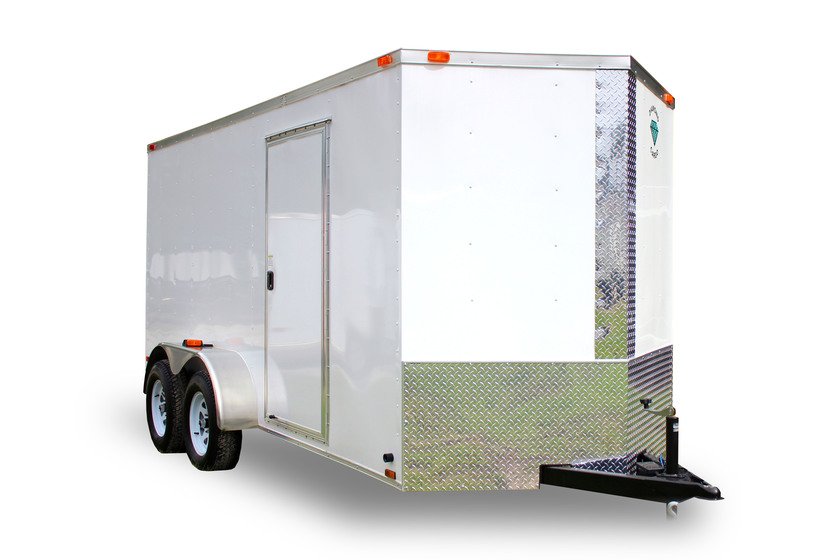 Diamond Cargo 6x14 Tandem Axle - Ramp Door