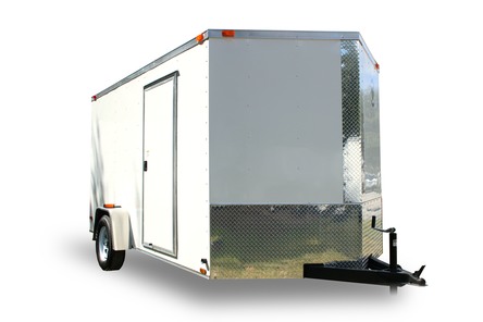 Diamond Cargo 7x12 Single Axle - Ramp Door