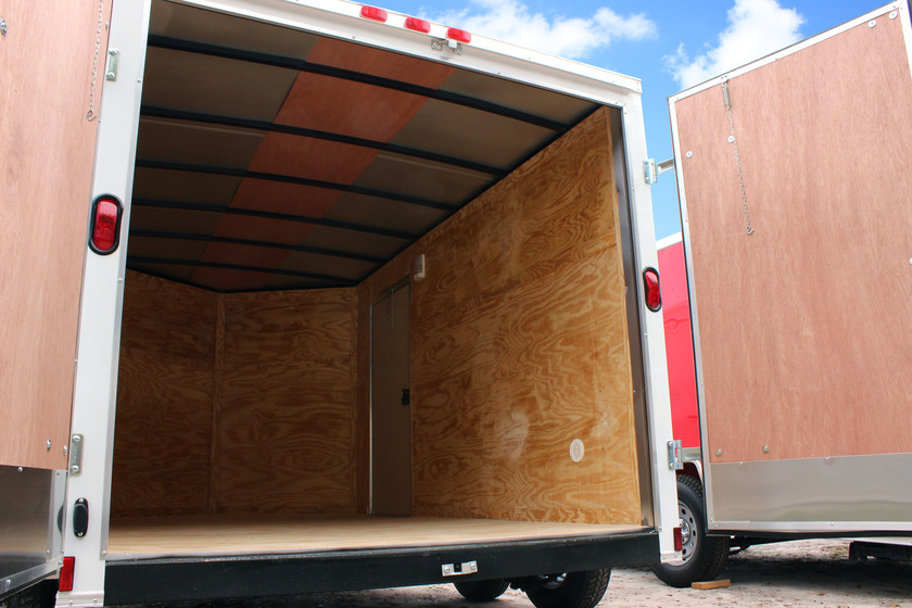 Diamond Cargo 7x12 Tandem Axle - Barn Doors