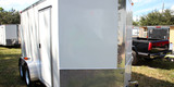 Diamond Cargo 7x12 Tandem Axle - Barn Doors