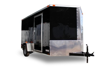 Diamond Cargo 7x12 Single Axle - Ramp Door