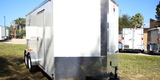 Diamond Cargo 7x14 Tandem Axle - Ramp Door