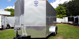 Diamond Cargo 7x14 Tandem Axle - Ramp Door