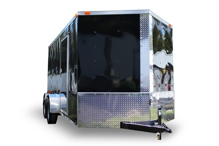 Diamond Cargo 7x14 Tandem Axle - Ramp Door