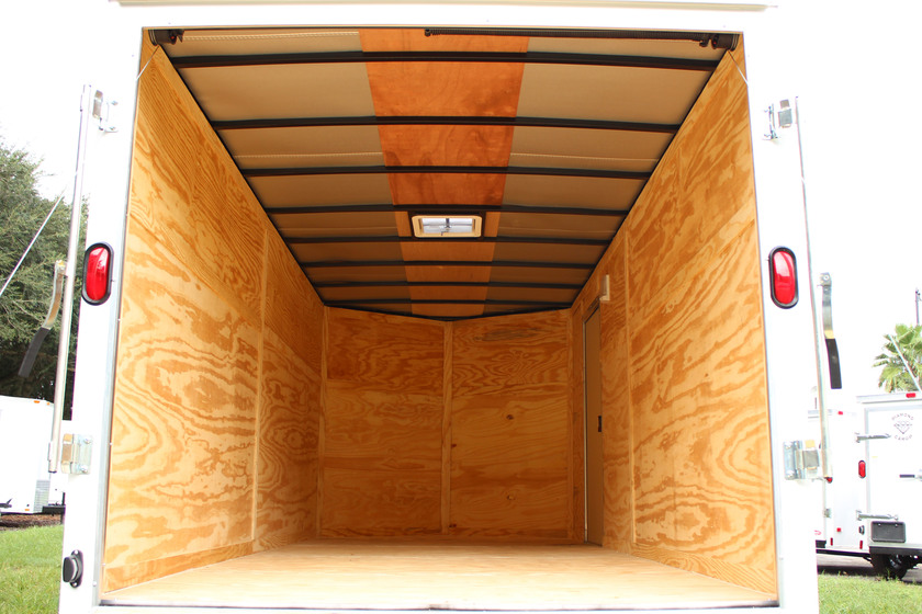 Diamond Cargo 7x16 Tandem Axle - Ramp Door