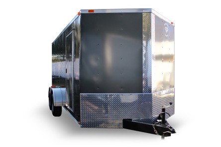 Diamond Cargo 7x16 Tandem Axle - Ramp Door