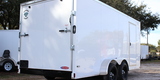 Diamond Cargo 7x16 Tandem Axle - Black Aluminum Treadplate