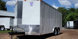 Diamond Cargo 8x16 Tandem Axle - Ramp Door