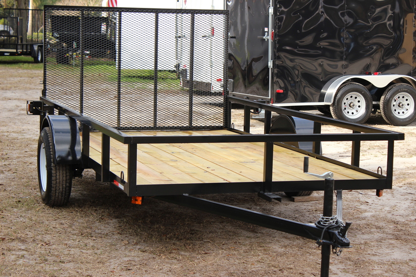 AMP 76"x12' Single Axle Utility