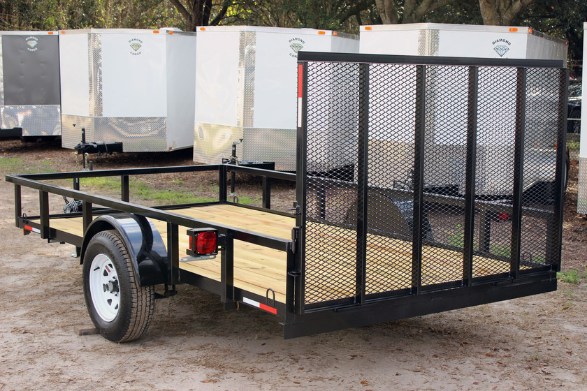 AMP 76"x12' Single Axle Utility