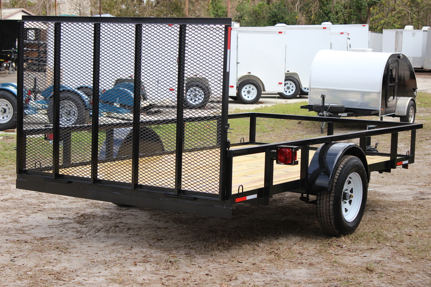 AMP 76"x12' Single Axle Utility