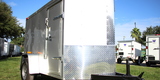 Diamond Cargo 5x8 Single Axle - Barn Doors & Side Door