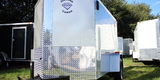 Diamond Cargo 5x8 Single Axle - Barn Doors & Side Door