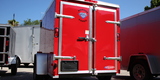 Diamond Cargo 5x8 Single Axle - Barn Doors
